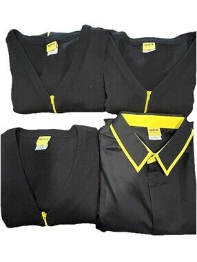 Lot Of 4 Authentic Spirit Airlines Sweaters And Dress Shirt Collectibles